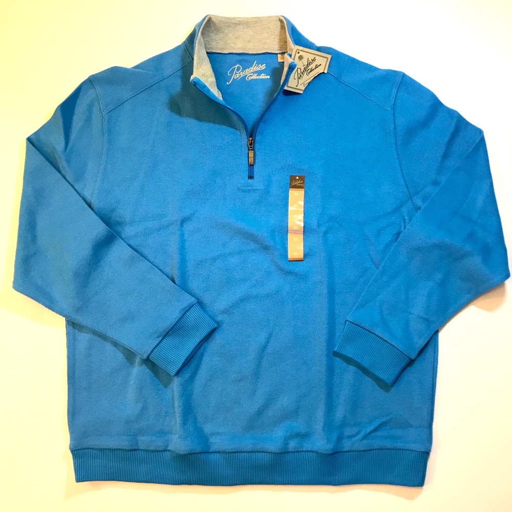 Paradise Collection Men’s 1/4 Zip Pullover Sz XL